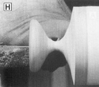 Refine the shape prior to parting