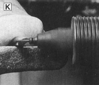 Use a small round skew